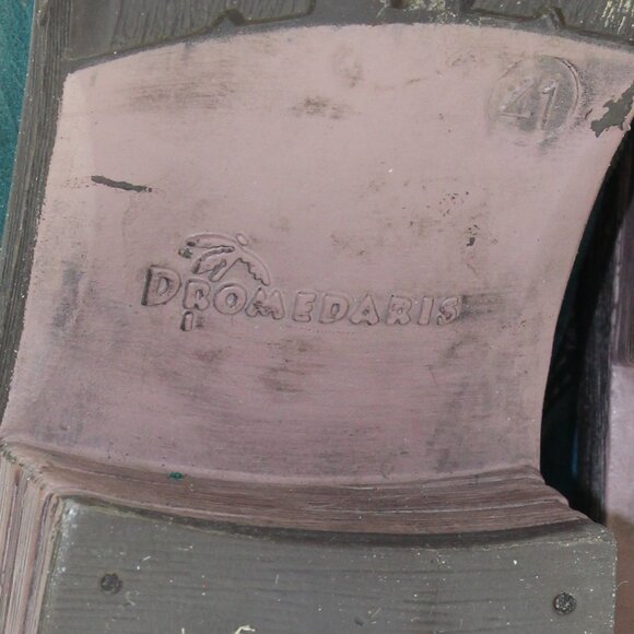 Dromedaris Kara Burel Leather Boots Womens (EU 41/US 9.5) - Picture 9 of 11